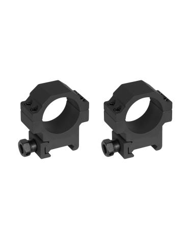 Monstrum Lockdown Series Picatinny/Weaver Scope Rings | 30 mm Diameter Black | Low Profile