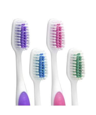 Vivid OraBrush SmartKleen Nylon Filament Toothbrush - Softer Bristles Pack of 12 | International Shipping Available - Buy Online on GoSupps.com
