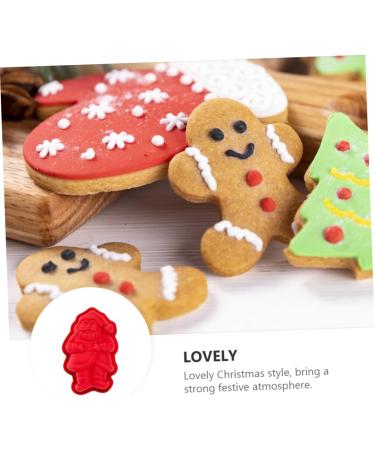 Alipis 2 Pcs Baking Mold Silicone Molds Santa Chocolate Biscuit Xmas Baking DIY Mold Self Made Cake Mold 18.2X11.5X3CM As Shown - Buy Online on GoSupps.com