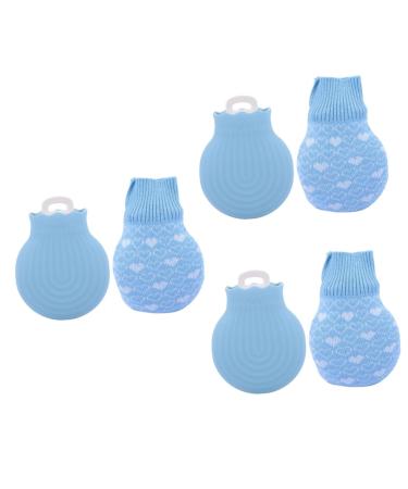 Lurrose 3st Headlebob made of silicone hibernate winter earth cooler foot warmer thermal roller calanchoe heat dispenser with lid hand warmer knitted sleeves water bottle knitted gift