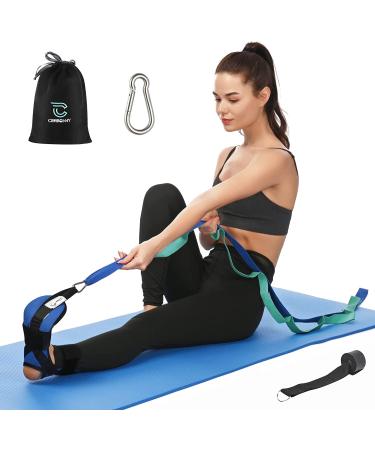 Cerbonny Calf Stretcher & Foot Stretcher Set 9 Loops Yoga Stretching Strap with Door Anchor  Snap Hook  Nonelastic Leg Stretcher for Plantar Fasciitis Relief  Achilles Tendonitis  Pilates and Dance - Buy Online on GoSupps.com