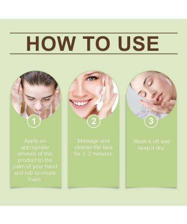 Facial cleanser cleansing cleanser foaming cleansing gel removes impurities reduces excess sebum care for acneprone skin - Buy Online on GoSupps.com