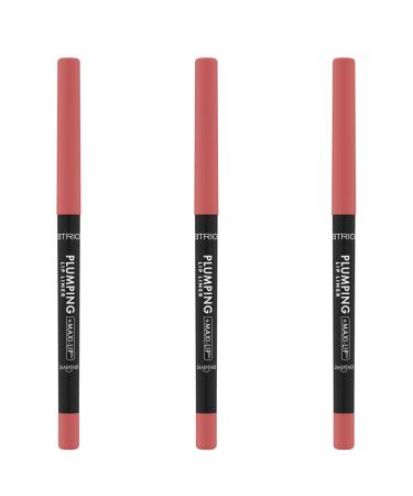 Catrice clumsy lip liner No. 200 pink moisturizing long -lasting matting color -intensive matt vegan waterproof oil -free without alcohol 3 -pack (3x0.35g) 0.35 g (3 Pack) 200 Rosie Feast Rosy
