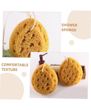 2pcs Honeycomb Bath Sponge Set | Exfoliating Shower Scrubber & Body Wash Supplies - International Shipping Available - Buy Online on GoSupps.com