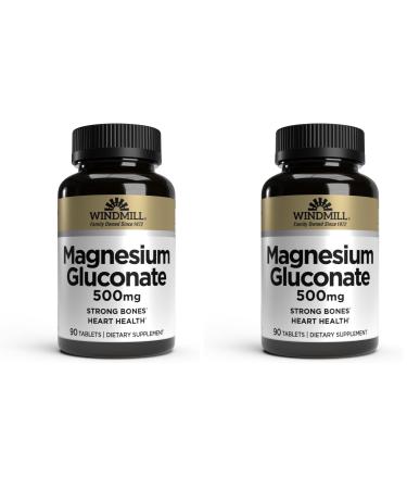 Magnesium Gluconate 500 Mg 90 Tb - from Windmill (Pack of 2)