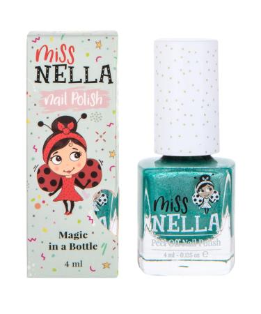 Miss Nella Dino-Refic Nail polish especially for children green peel-off formula non-toxic water-based and odorless dino rific