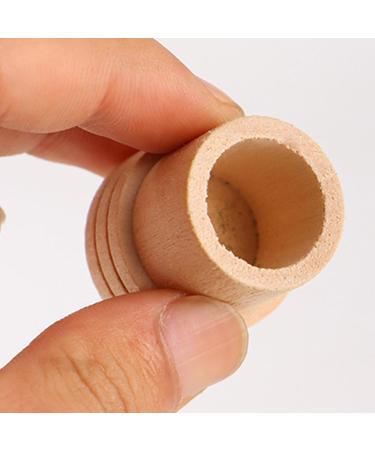 Wooden Moxa Roll Eraser & Holder Base | Professional Moxibustion Accessories for Effective Massage Treatment - Buy Online on GoSupps.com