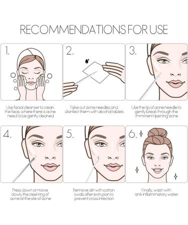 Teenitor 7 in 1 Pimple Blackhead Remover Extractor Tool Kit - Professional Acne Treatment for Nose and Face Skin - Buy Online on GoSupps.com