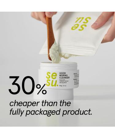 Simply Works Good Morning Oil-Free Cleansing Balm Refill - 3.38 oz | Buy Internationally | Eco-Friendly Skincare - Buy Online on GoSupps.com