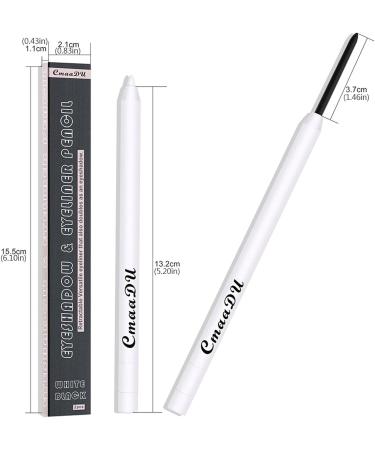 Eyeliner Pen2 PCS Breakup Proof Retractable Eyeliner Gel Black and White Eyeliners Quickdrying longlasting Smudger for smoky - Buy Online on GoSupps.com