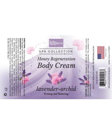 BeBeauty Lavender Orchid Honey Regeneration Body Cream Hydrating & Nourishing Body Lotion for Smooth Soft Revitalized Skin 16 Fl Oz (Pack of 1) - Buy Online on GoSupps.com