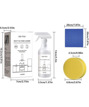 Bubble Cleaner Foam Spray Pan Cleaner | Foam Cleaner No Rinse Fade-Resistant Matte Finish Dense Foam for Floor Sink Pot Faucet Stove Rowces - Buy Online on GoSupps.com