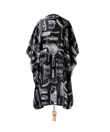 Salon Barber Cape, Professional Hair Cutting Cape, Haircut Cape Accessories Adjustable Snap Beard Apron for Hair Treatment Cutting Coloring Perming as a Gift - Buy Online on GoSupps.com