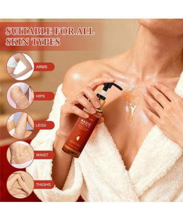  AOOWU Magic Body Oil 100ml Magic Body Oil Firming Body Oil Moisturizing Oil for Body Care Intensely Moisturizes & Reduces Fine Wrinkles For All - Buy Online on GoSupps.com