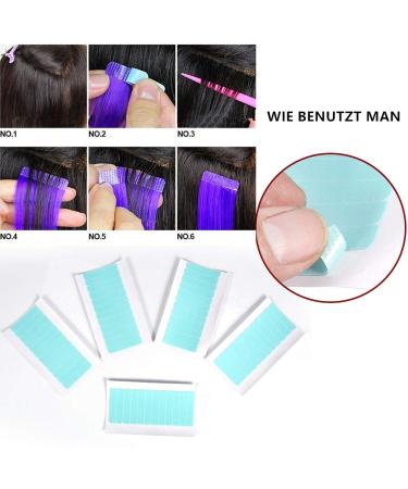 Voarge 96-Piece Hair Adhesive Tape for Extensions & Wigs - High Adhesive Power Replacement Strips - Buy Online on GoSupps.com