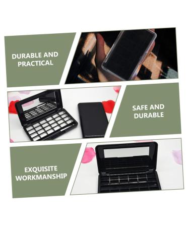 2pcs Empty 24 Color Eye Shadow Tray - Cosmetic Organizer & DIY Pallet Case for Eyeshadow & Lipstick - Buy Online on GoSupps.com