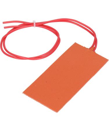 Silicone Heating Cushion - Flexible 50x100mm Heating Mats (4 Pack) | DC 12V 5W | Ideal for Oil Barrels & Industrial Pipelines - Buy Online on GoSupps.com