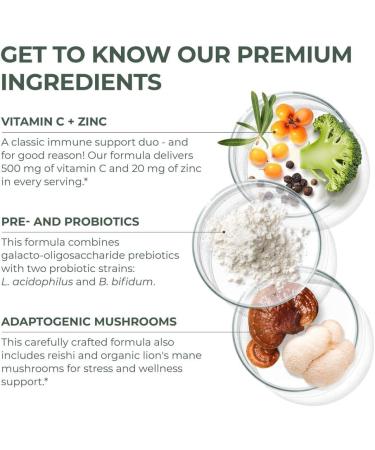 Primal Harvest Primal Immune Defense: 10-in-1 Immune Support with Probiotics Zinc Vitamins C B6 D3 & K2 Immune Booster for Adults 60 Capsules (2-Pack) 30 Count (Pack of 2) - Buy Online on GoSupps.com