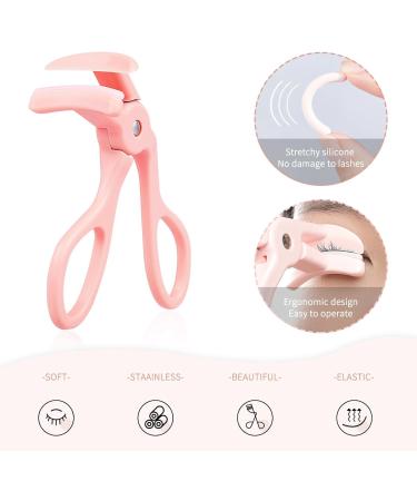RYMAUP Eyelash Curlers with 2 Silicone Refill Pads Premium Eye Lash Curler Pulling Lash Curler Makeup Tool for Women and Girls 24 Hours Eyelash Curl - Buy Online on GoSupps.com