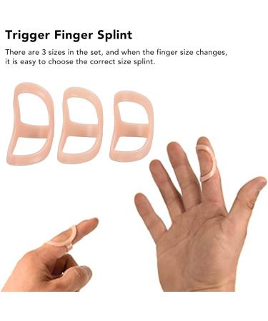 3-Piece Finger Splint Set Joint Support for Arthritis & Mallet Finger | Adjustable Sizes 4 5 6 | Protect & Soothe Finger Joints - Buy Online on GoSupps.com