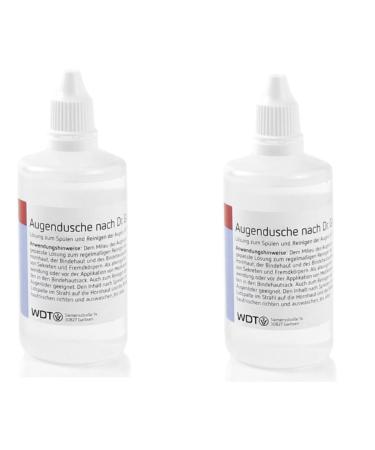 WDT AUGNUSCHEN according to Dr.Greetings |Double pack |2 x 110 ml |Eye care for animals |Adapted to the milieu of the eye |Also suitable for cleaning the eyelids |Cleans mild