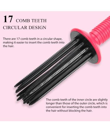 Buy Anti-Slip Curly Hair Styler Tool - Curling Wand & Round Brush for Perfect Curls | International Shipping Available - Buy Online on GoSupps.com