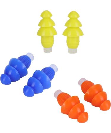 Buy Reusable Blue Ear Plugs for Swimming Showering & Sleeping - Noise Reduction - Buy Online on GoSupps.com
