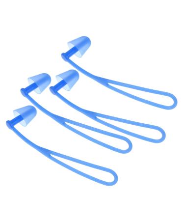 Hemoton 6 Pairs Silicone Earplug Silicone Swimming Earplug Waterproof Earbuds Diving Earplugs Underwater Earplug Earplugs for Silicone Gauges for Ears Earplug Cord Water Proof Child Rope