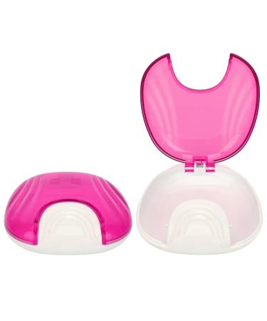 Retainer Box - Orthodontic Retainer Case with Ventilation Holes | Portable Storage for Oral Care - Violet - Buy Online on GoSupps.com