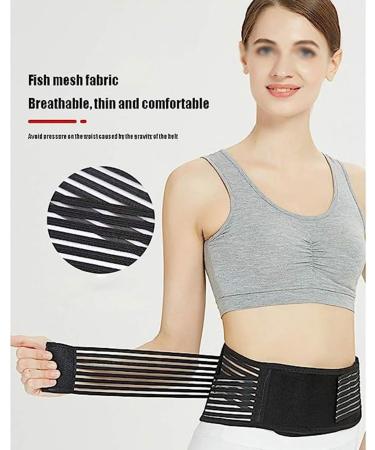 Breathable Lower Back Support Belt for Pain Relief | Self-Warming Lumbar Support for Herniated Disc Sciatica Scoliosis - Unisex XL - Buy Online on GoSupps.com