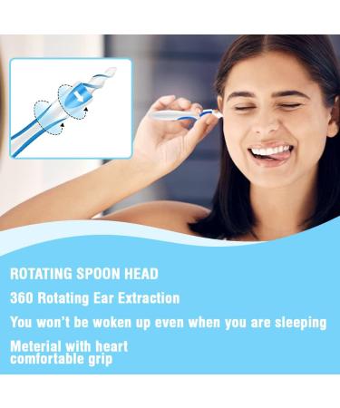 2023 Upgraded Earwax Removal Tool with 16 Replacement Heads - Safe Spiral Swab Catcher & Ear Cleaner for Adults and Children - Buy Online on GoSupps.com