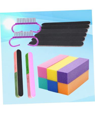 DOITOOL 2 Sets Mini Nail Brush Sanding Stripe Polishing Buffers Manicure Tools Professional Nail Files Gel Nail Polishes Nail Care Kit Nail Buffer Nails Gel Kit Pedicure Brush King - Buy Online on GoSupps.com