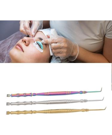 Sonew Stainless Steel Bamboo Shape Double Ended Lash Perm Lift Brush Tools for Perming Lashes Daily Mascara Brushing and Lash Combing - Buy Online on GoSupps.com