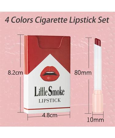  HADAVAKA Matte Lipstick 4 Shades - Moisturizing and Velvety Set Long-Lasting Waterproof with Nourishing Heart (A) - Buy Online on GoSupps.com