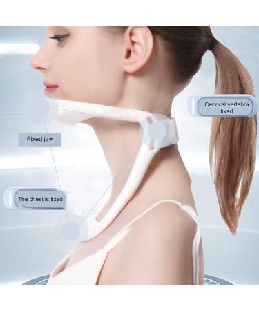 Nakeah Naked Adjustable Neck Support - Pain Relief & Tension Relief for Cervical Spondylosis | Bianco Color - Shop Now! - Buy Online on GoSupps.com