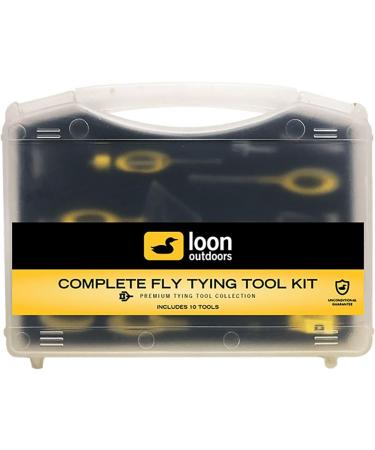 Loon Outdoors Complete Fly Tying Kit - Black | Everything You Need for Fly Fishing - Buy Online on GoSupps.com