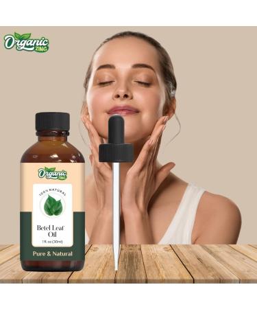 Buy Pure Betel Leaf Oil (Piper Betle) - 30ml | Natural Essential Oil for Skincare Hair Care Aromatherapy & Diffusers - International Shipping - Buy Online on GoSupps.com