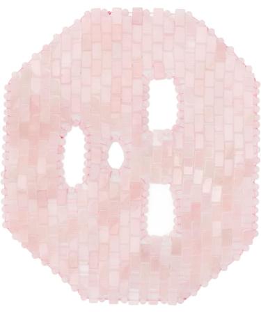 Jade Facial Mask | Rose Quartz Spa Sleep Mask for Dark Circles & Face Massage - Shop Now - Buy Online on GoSupps.com