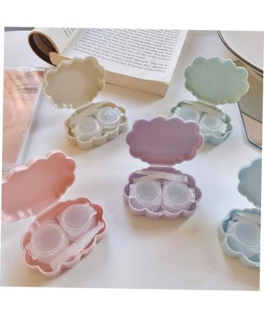 HOMSFOU Cloud Care Box Contact Lens Case Suite - Travel-Friendly Plastic Set for Fresh Safe Lens Storage - Buy Online on GoSupps.com
