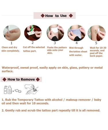 Fanoshon Kids Butterfly Tattoos - 14 Sheets | Glow in the Dark Temporary Tattoos for Girls | Small Butterfly Flower Designs | Birthday Party Favors | Waterproof and Long Lasting - Buy Online on GoSupps.com