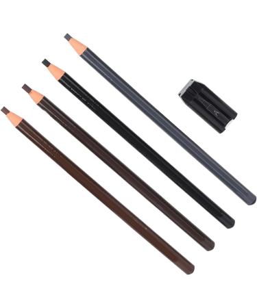 Eyebrow Pencils Sharpener Set Microblading Makeup Tool Eyebrow Pencil Set Firm Sturdy for Beauty Salon for Women - Buy Online on GoSupps.com