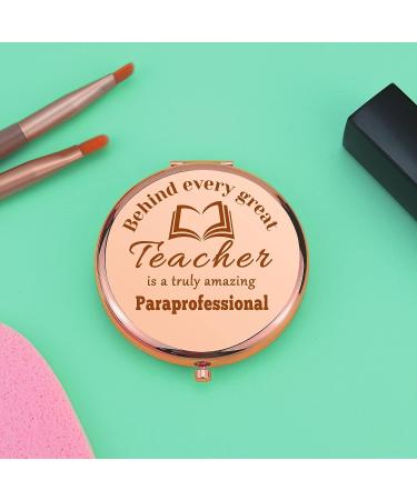 Paraeducator Appreciation Gift: Compact Makeup Mirror for Teacher Assistants - Retirement & Graduation Gift - Buy Online on GoSupps.com