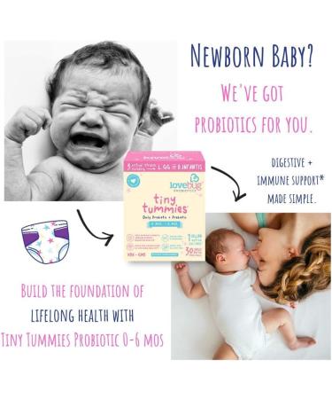 Lovebug USDA Organic Probiotic for Infants | Ages 0-6 Months | Colic, Reflux & Gas Relief | Sugar-Free Powder | Non-GMO & Vegan - Buy Online on GoSupps.com