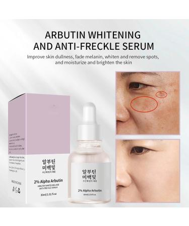 2% Alpha Arbutin Alpha Arbutin Serum Dark Spots Removal Age Spot Remover for Face Dark Spot Remover for Face and Body Face Serum for Women & Men Plump and Smooth 30ml - Buy Online on GoSupps.com