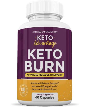 (2 Pack) Keto Advantage Keto Burn Pills with Apple Cider Vinegar | Advanced Ketogenic Supplement for Ketosis Support | 120 Capsules - Buy Online on GoSupps.com