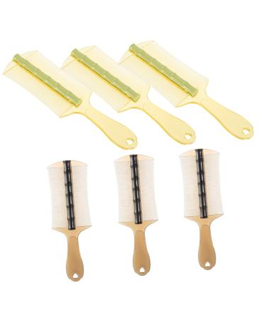 6pi ces Peigne Anti-poux Avec Dents Ultra Fines Et Manche Long Lot De Noirs Verts Peigne Robuste Plastique pais Pour limination Des Lentes Et Pellicules Adapt Aux Cheveux pais