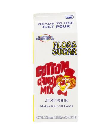 Concession Essentials CE Floss Sugar-Grape-1ct Cotton Candy Floss Sugar-Grape 4" Height 4" Width 9" Length