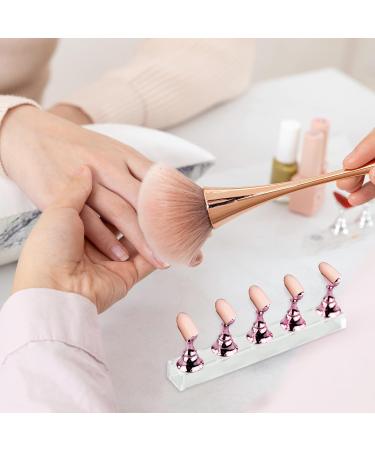 False Nail Stand displayer Holder for Nail Art Practice Transparent Acrylic Transparent Acrylic Nail Holder False Nail Stand Manicure Nail Displayer Nail Practice Show Board - Buy Online on GoSupps.com