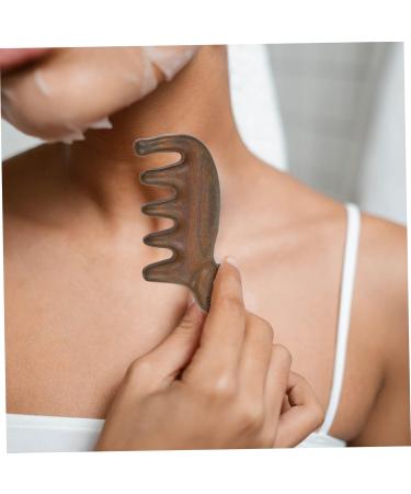 Beavorty Wide Tooth Sandalwood Comb - Creative Massage Tool for Scalp & Hair Care | International Shipping Available - Buy Online on GoSupps.com