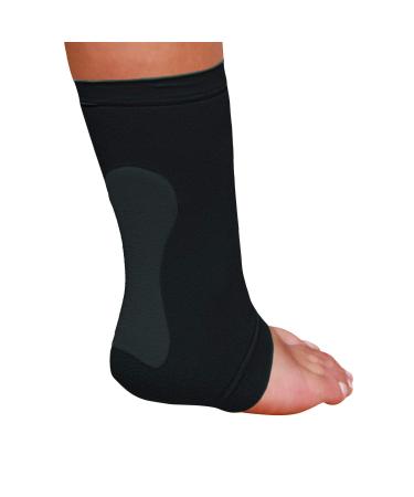 Silipos - 7214 Active Gel Achilles Heel Sleeve 1 Sleeve - Latex Free  Hypoallergenic Fasciitis Support for Heel Pain. Leg and Foot Support